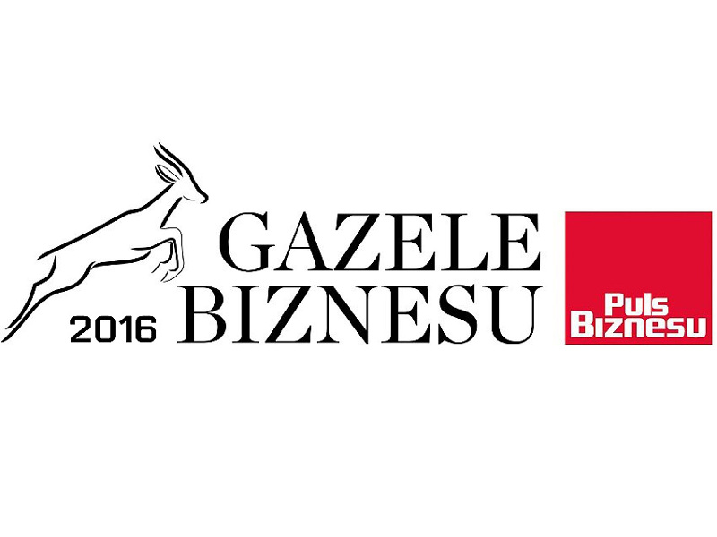 Logo Gazele Biznesu - wyróżnienie przyznawane przez Puls Biznesu