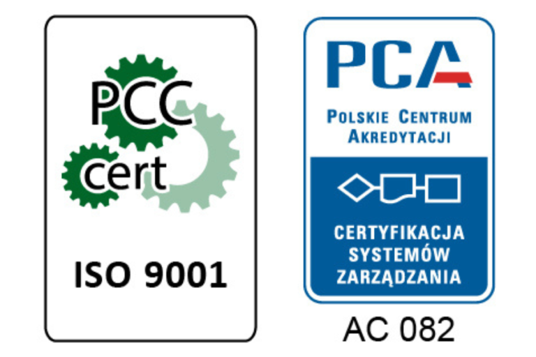 Certyfikat ISO 9001 dla A. Marciniak OT